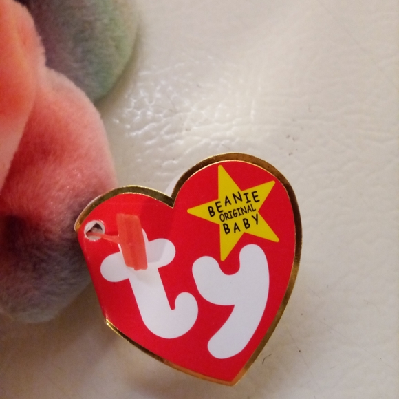 Izzy the Iguana (Rainbow) Beanie Baby - Picture 2 of 8